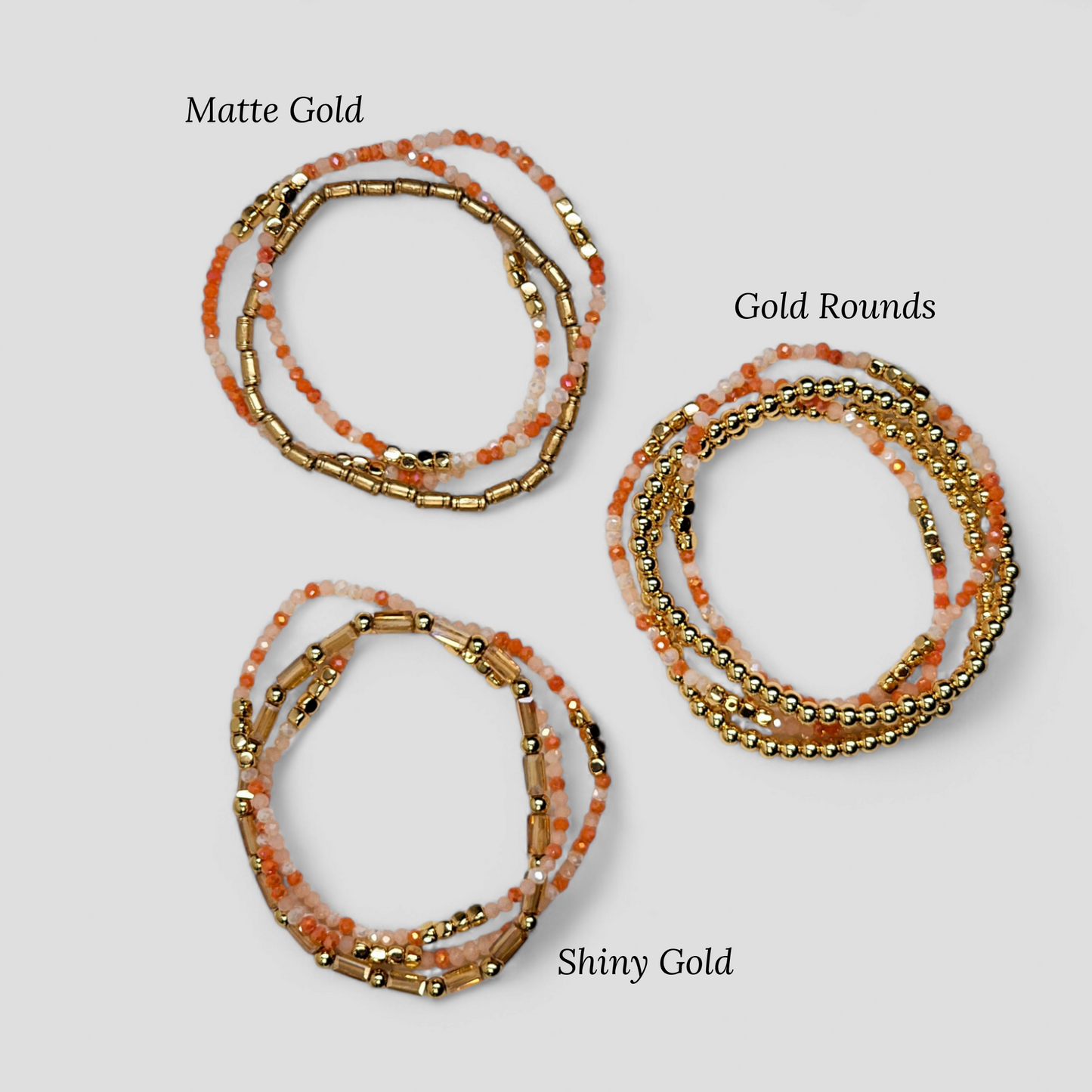 Solar Energy Stackable Bracelet Set