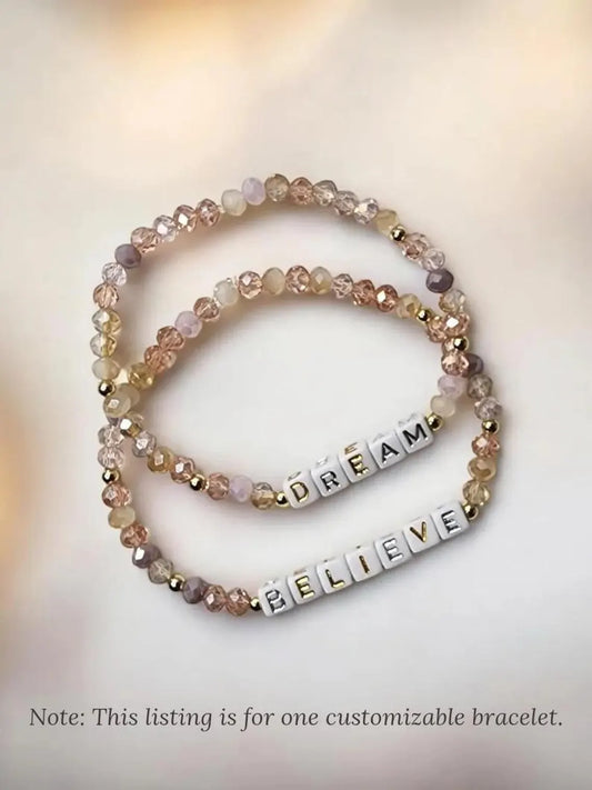 Inspirational Word Bracelet